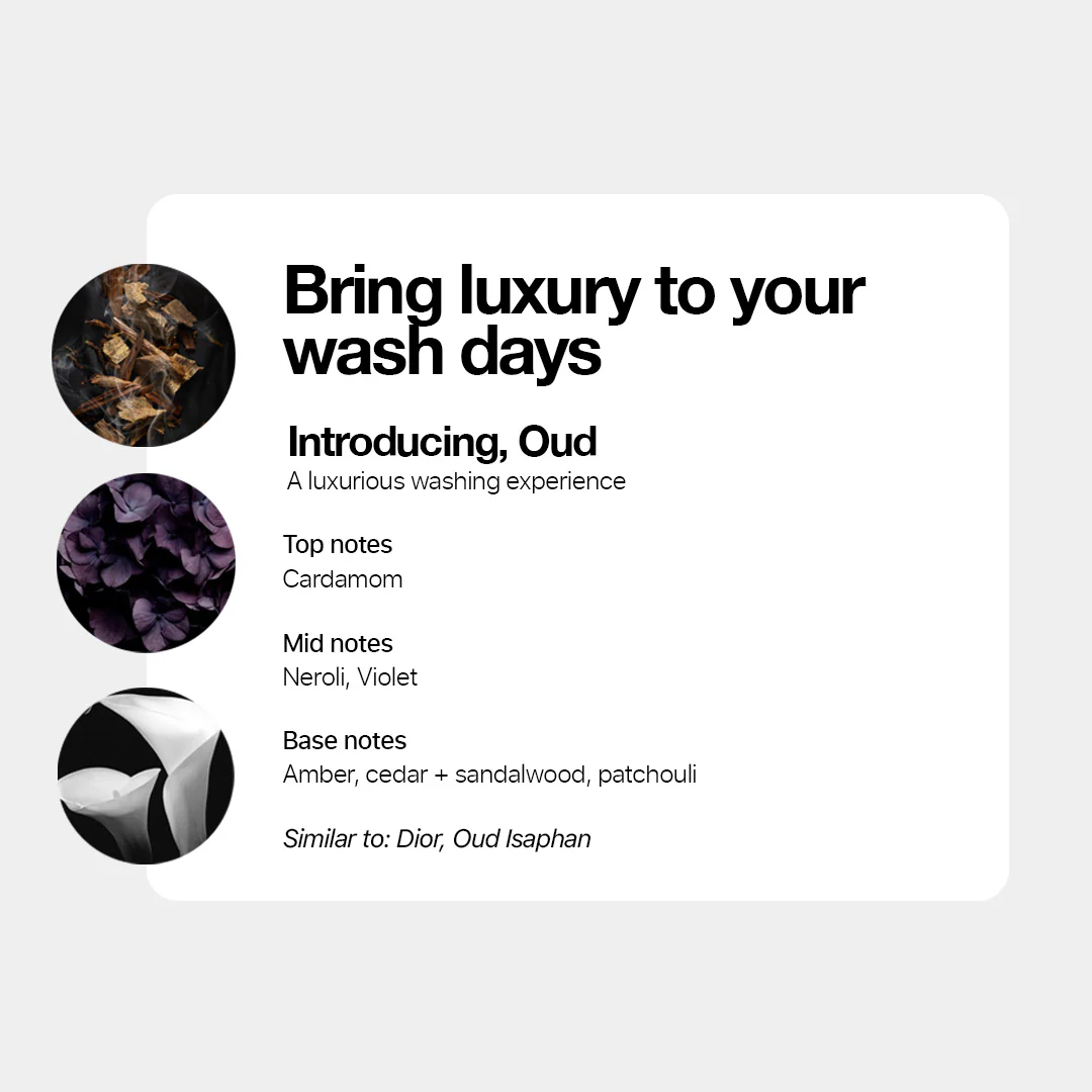 Oud Laundry Shampoo + Conditioner Refill - Image 3